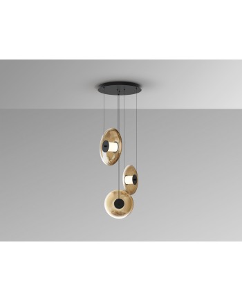 DIABOLO- LAMPARA 3L - NEGRO-AMBAR